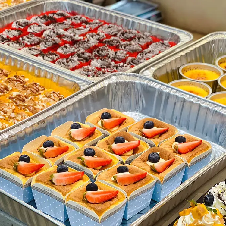 Großkapazität mit dem Backblech Silber Aluminiumfolienbehälter