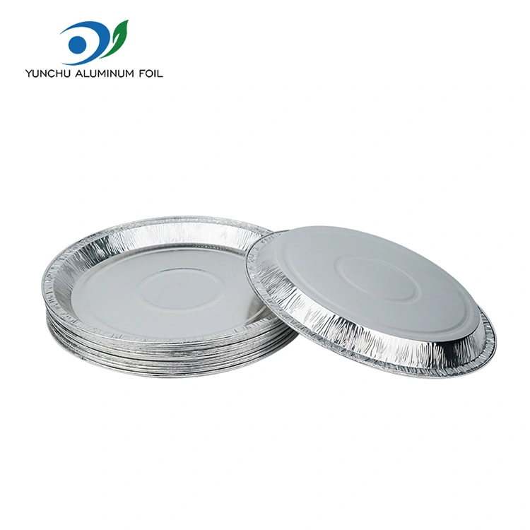 10 -Zoll -Pizza -Pan -Silber -Aluminiumfolienbehälter
