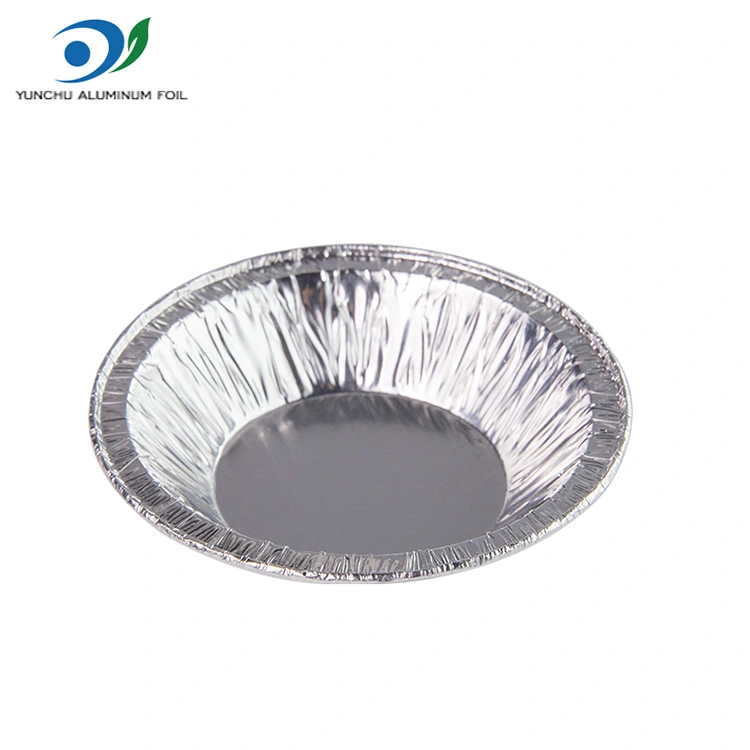 Runde Schachstaber Silber Aluminiumfolie Lebensmittelbehälter