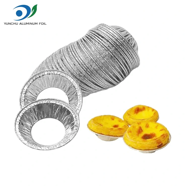 Runde Schachstaber Silber Aluminiumfolie Lebensmittelbehälter