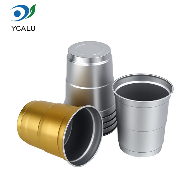 9oz Einweg-Aluminium-Getränkebecher für Kaltgetränke