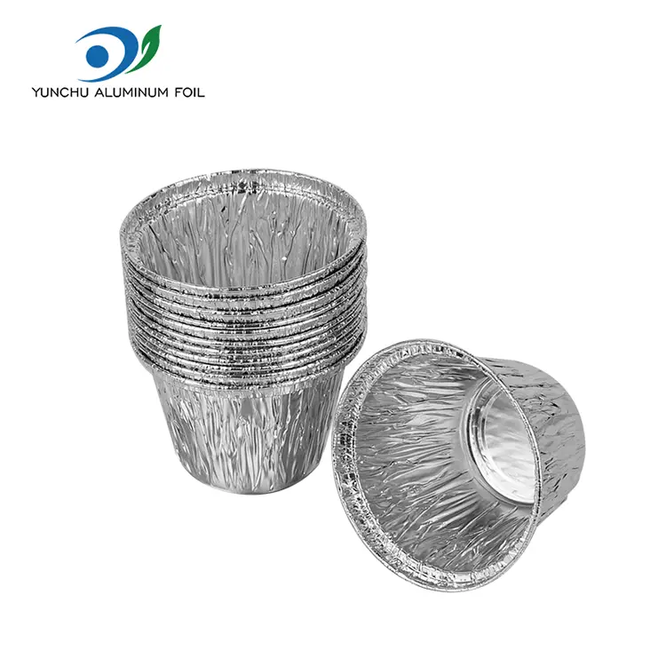 Luftfritteusen-Kuchenform, runde Backform aus Aluminiumfolie, Einwegform