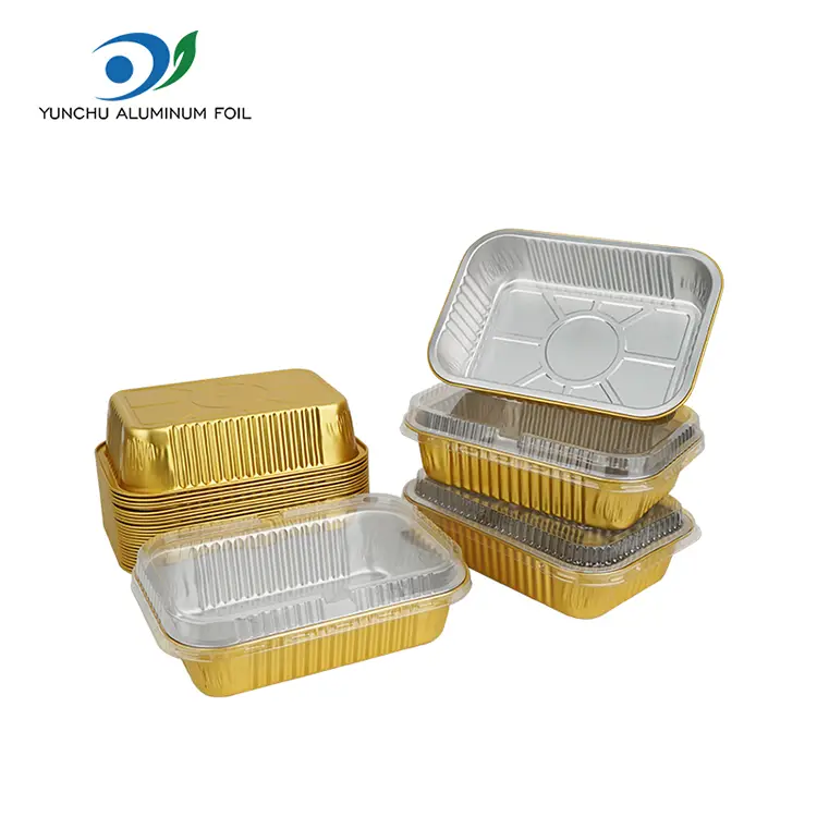 Einweg -Grill -Aluminiumfolienbehälter zum Mitnehmen Einweg -Grill -Aluminiumfolienbehälter zum Mitnehmen