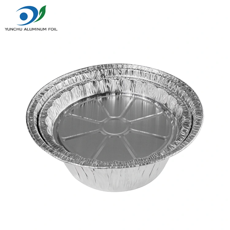 Einweg -Gratin -Takeaway -Silber -Aluminiumfolienbehälter