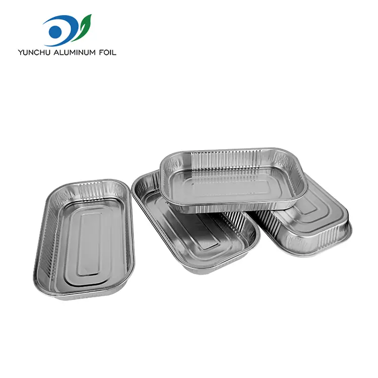Einweg -Take -Away -Lunchboxen Aluminiumfolienbehälter