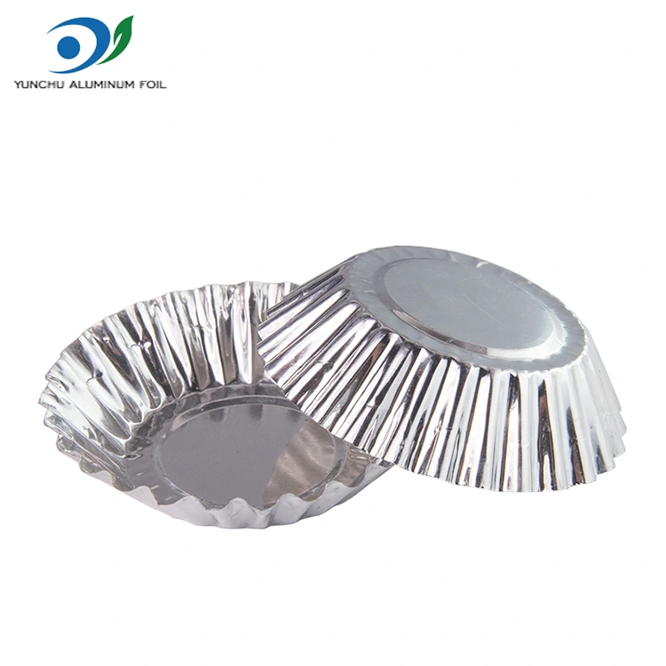 Eiertorte Toast Back Silber Aluminiumfolie Lebensmittelbehälter