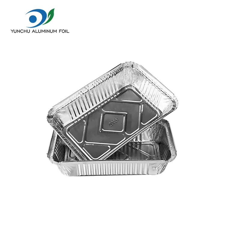 Round Silver Aluminum Foil Containers for Air Fryer