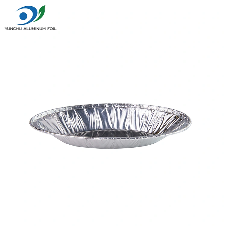 Ovale Eiertörtchen Silber Aluminiumfolienbehälter