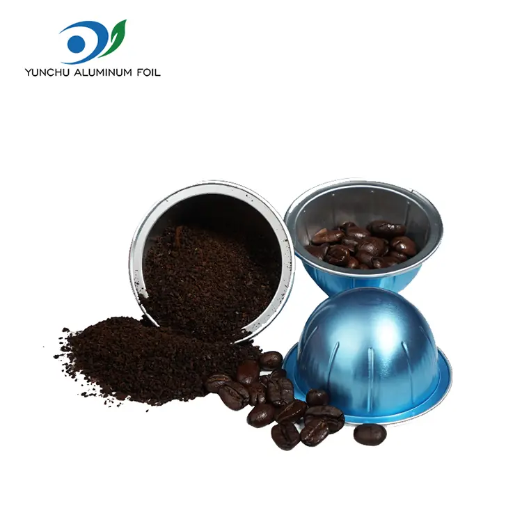 Planet leere Kaffeekapsel