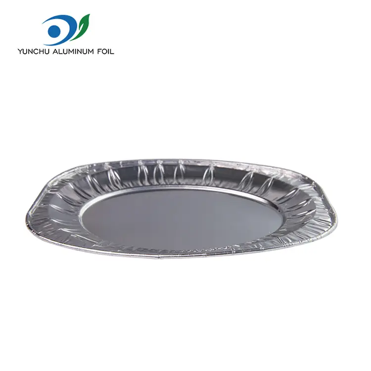 Spezialförmige Silber-Aluminiumfolie-Food-Lebensmittelbehälter