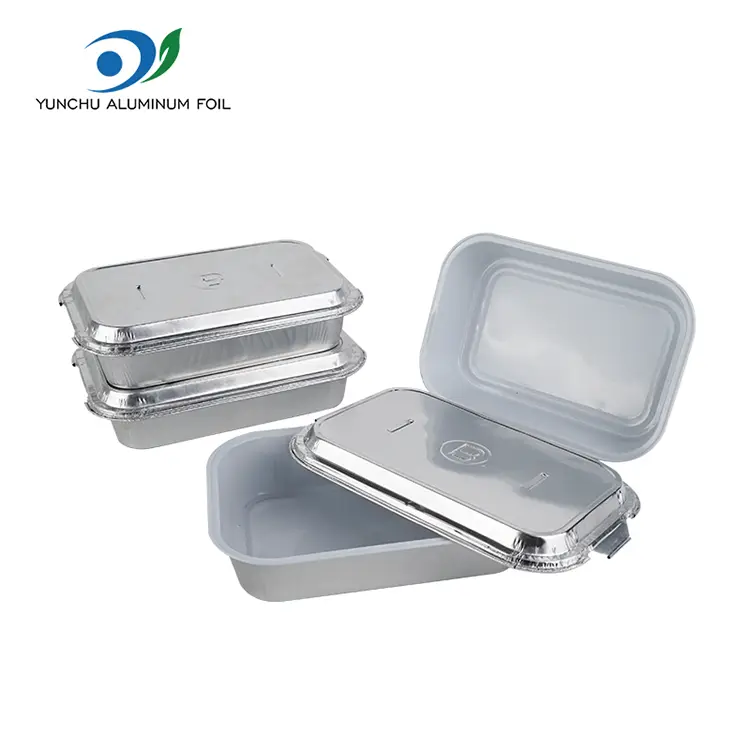 Falten-freie Catering Airline Aluminiumfolienbehälter